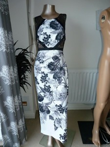 karen millen black bodycon dress