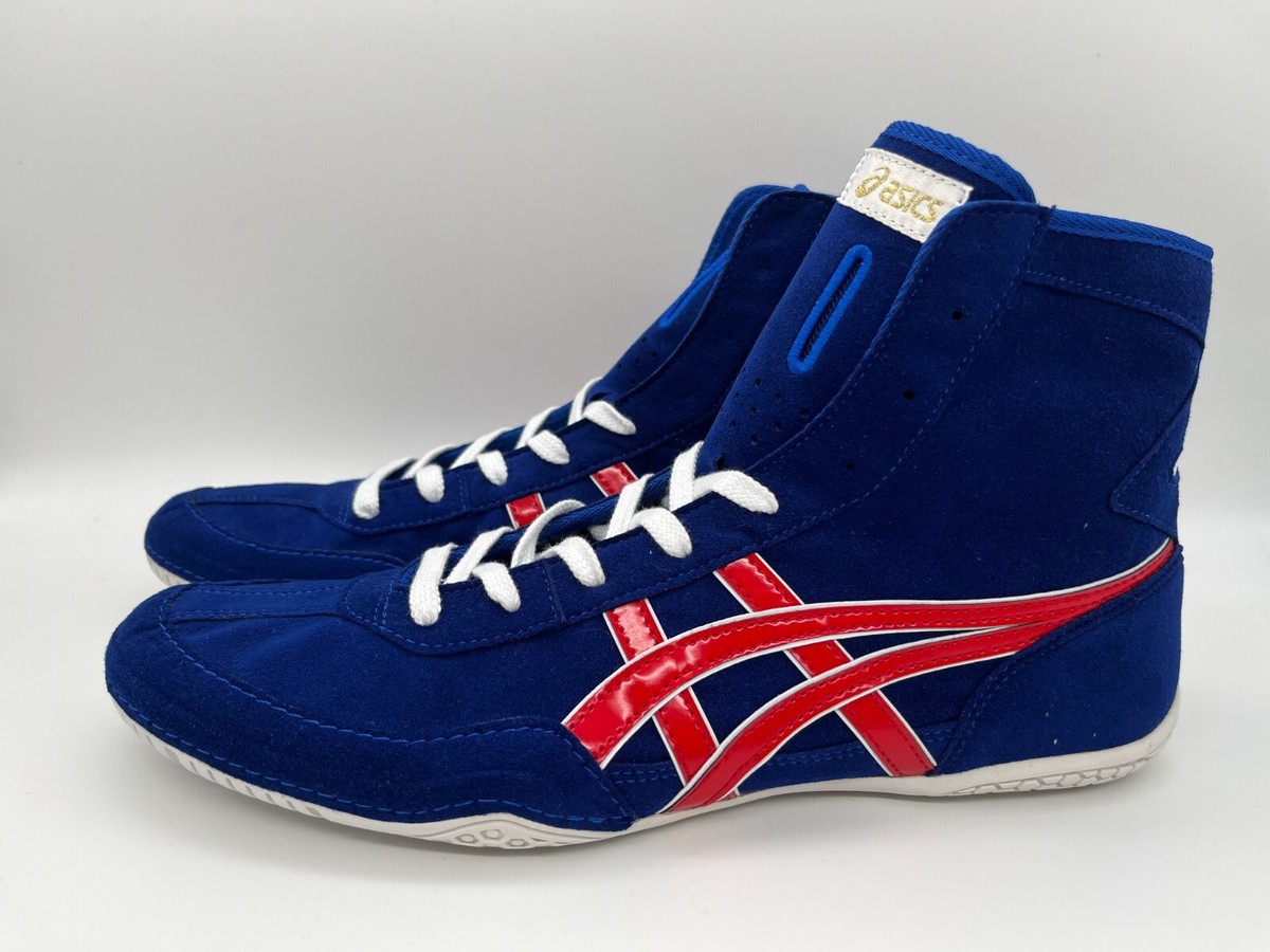 ASICS Wrestling Shoes 1083A001 EX-EO TWR900 Blue Red US11.5 / 28.5