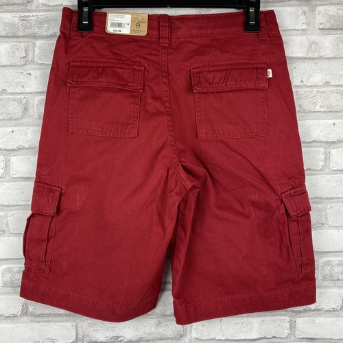 Magellan Red Adventure Gear Del Rio Cargo Short Boys Size 14 New With Tags - Picture 2 of 3