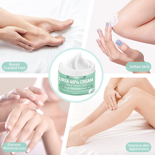 Urea Cream 40 Percent For Feet Plus 2% Salicylic Acid 5.29 oz || Foot Cream a... - Picture 6 of 12