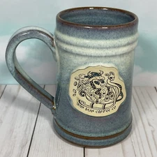 Iron Bean Coffee Company Mug 2020 Blue Yuletide Nori Owl 199/300 Christmas NEW
