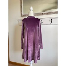 Forever 21 Velvet-like Knit Dress in Lavender