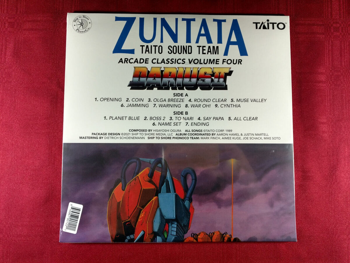 Zuntata – Darius II NEW sealed Hisayoshi Ogura color vinyl chiptune shump VGM Zuntata – Darius II NEW sealed Hisayoshi Ogura color vinyl chiptune shump VGM