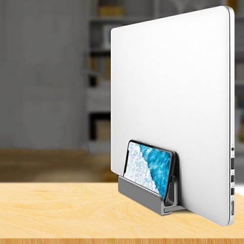 Adjustable Vertical Laptop Stand Non-slip Bookshelf Bracket Notebook Desk Holder - Picture 7 of 12
