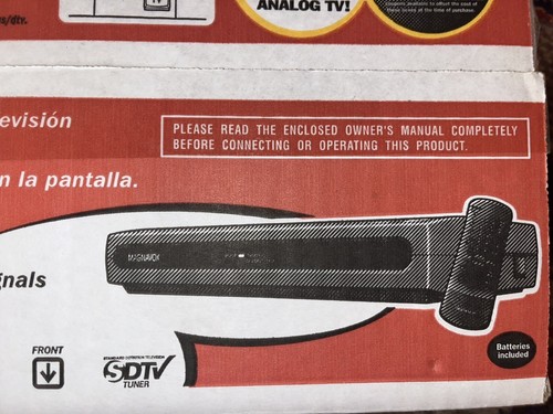 Magnavox DTV Digital To Analog TV Converter TB100MW9 New In Box With Remote NIB - Picture 3 of 5