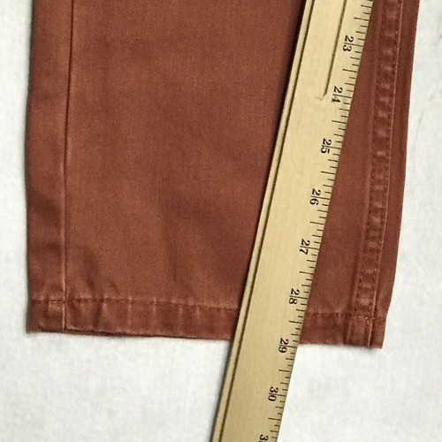 Levis Jeans Kids 16 Regular 28X28 Burnt Henna Red Denim 511 Slim Fit NWT - Picture 10 of 10