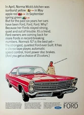 Original 1967 Ford AD: '67 Ford Galaxie 500/XL 2- Door Hardtop