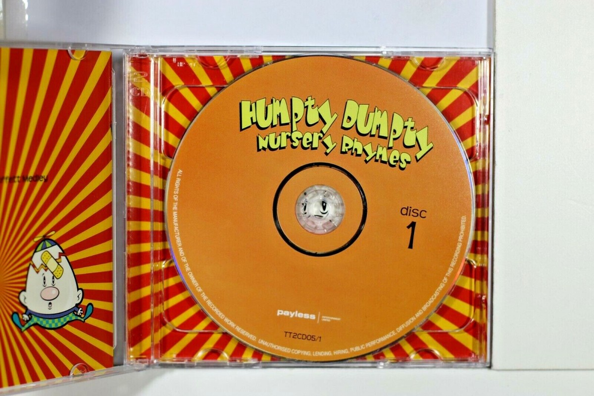 Humpty Dumpty Nursery Rhymes - 2x CDs - CD Sent Tracked | eBay Humpty Dumpty Nursery Rhymes - 2x CDs - CD Sent Tracked | eBay
