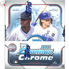 MLB 2022 Topps Bowman Chrome Baseball Hobby Box Factory Sealed 60cards Autograph