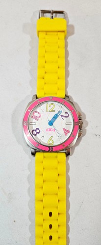 J-Achsenuhr, bunte große Uhr, Japanwerk, Edelstahl, funktioniert - Bild 8 von 13