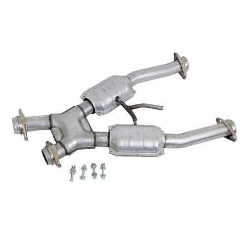 BBK 94-95 Mustang 5.0 Short Mid X Pipe With Catalytic Converters 2-1/2 For BBK - Picture 3 of 10