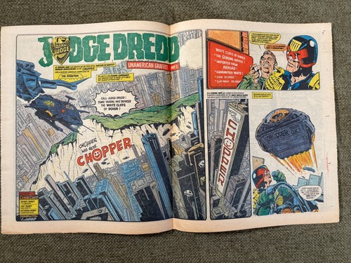 🛸 2000AD Progs 206 & 207 1st Chopper Un-American Graffiti Pair 1981 Dredd - Picture 21 of 24