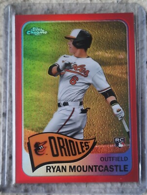 2021 Topps Chrome Ryan Mountcastle /70 Red Refractor 1965