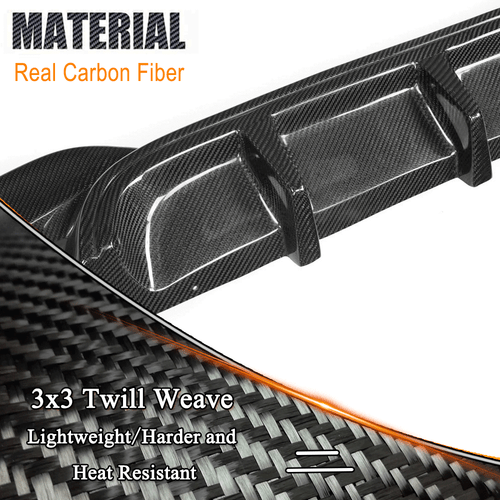 Carbon Heckdiffusor Diffusor Spoiler Lippe für BMW F06 F12 F13 M6 M-Paket 12-16 - Picture 9 of 11