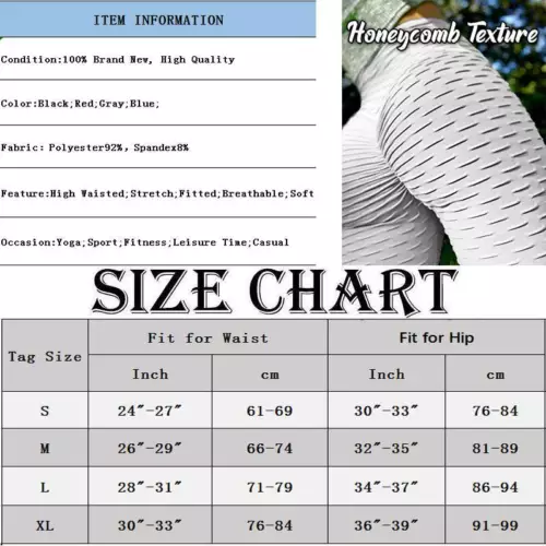 Hochtaillierte Damen-Yogahose Anti-Cellulite zerknitterte Butt-Leggings Push Up FITNESSSTUDIO - Bild 26 von 42