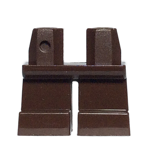 NEW LEGO - Figure Legs - Short - plain Brown Dark x 1 - Nori Gimli Merry Samwise - Picture 1 of 3