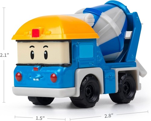 SILVERLIT ROBOCAR POLI DIE-CAST CAR LITTLE TRUCK MICKEY BENJY MINI RUDY MARINE - Picture 11 of 34