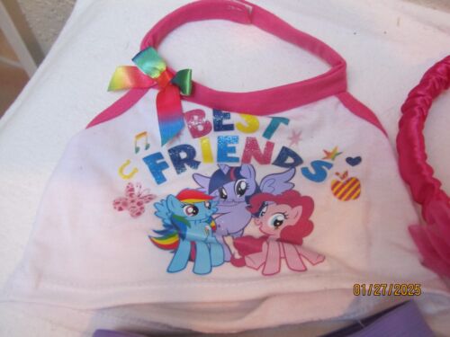 Build A Bear My Little Pony Best Friends 3-teiliges Kleidungsset Shirt Rock Stirnband - Bild 2 von 4