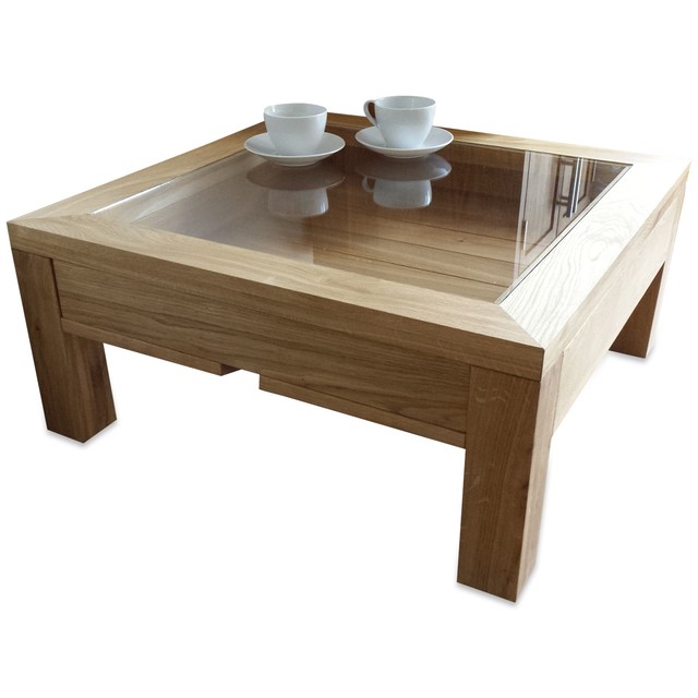 Uk Handmade Coffee Tables Collection On Ebay Display Coffee Table Gl Oak Wood Modern Square Uk Handmade Amazoak 88x93x36cm