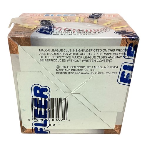 1994 Fleer Update Diamond Tribute LE Subset Inside 210 Baseball Card Set Sealed - Picture 6 of 6