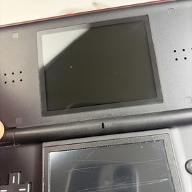 Nintendo DS Lite Red Black Handheld Console US Model w/ Charger Tested