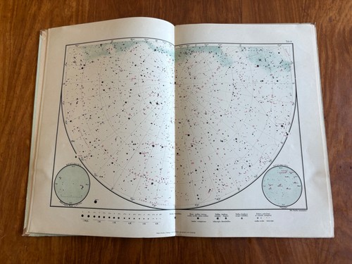 CELESTRAL HIMMELS ATLAS 1925 HC HEAVENS ASTRONOMY STAR CHARTS CONSTELLATIONS - Picture 6 of 10