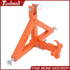 Findmall 3 Point 2" Trailer Hitch Receiver And Towing Ball Quick Hitch With Hook