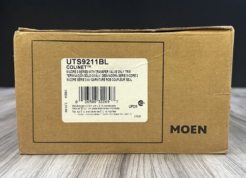 Moen UTS9211BL Iso Two Handle Diverter Valve Trim in Matte Black - New In Box - Picture 2 of 4