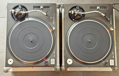 2x Technics SL-1210 MK2 inkl. Ortofon Systemę, Cases & Decksaver