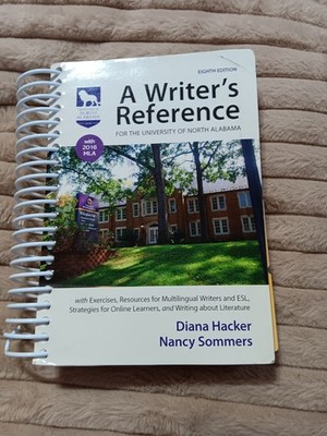A Writer's Reference 8th Ed Hacker Sommers Bedford Spiral Grammar Rhetoric
