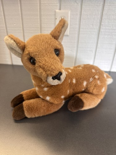 Peluche peluche vintage cervo cervo Dakin San Francisco CA 1989 made in Thailand - Foto 1 di 13