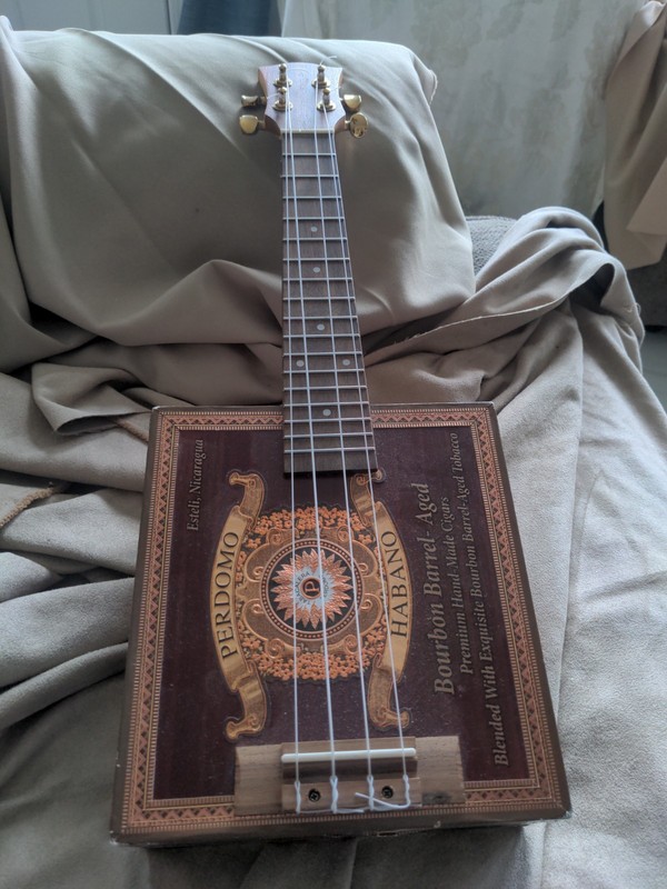 Cigar Box Ukulele Used Excellent Condition.