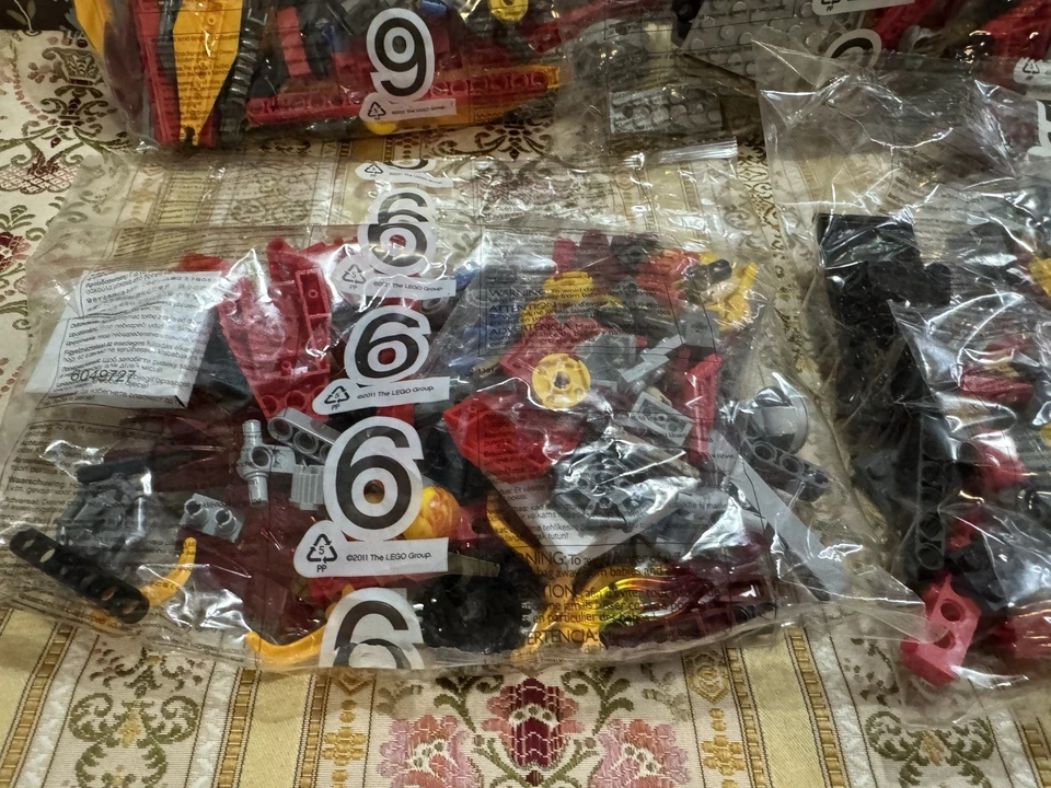 LEGO 70146 Legends of Chima Flying Phoenix Fire Bags 5, 6, 7, 8, 9 ONLY Sealed - Image 3 of 4