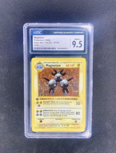 Magneton (1st Edition) graded CGC 9.5 for sale on eBay