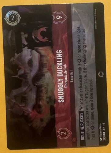 ANATROCCOLO COCCOLONE - Incantato! DISNEY LORCANA IL RITORNO DI URSULA Pub spregevole