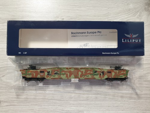 Liliput 336615 Schutzwagen 918 001 Berlin getarnt Flakwagen Dienst4i DR | Zustand: Gebraucht