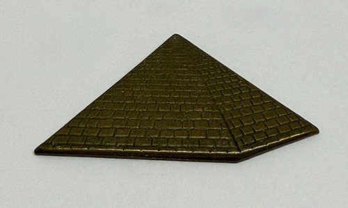 Egyptian Pyramid Brass-Tone Egypt Travel Souvenir Lapel Pin (P129)