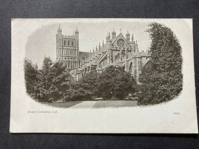 Exeter Kathedrale Devon Vintage Postkarte P47