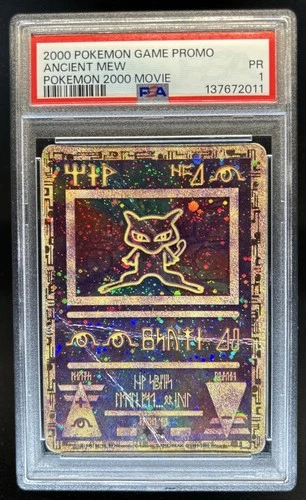 2000 Pokemon Movie Promos Ancient Mew PSA 1