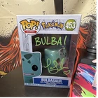Funko Pop! Pokémon Bulbasaur #453 Vinyl Figure Autographed JSA CJ06495