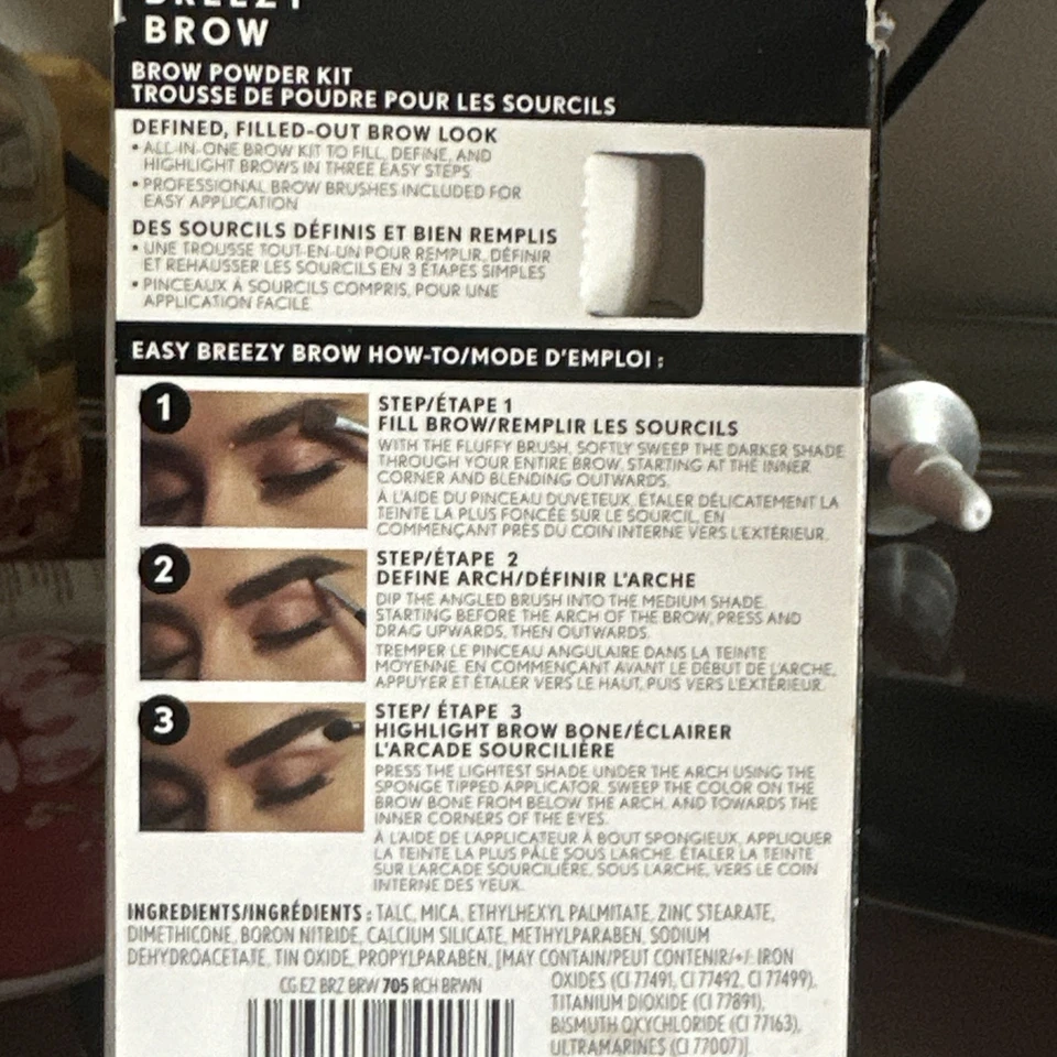 COVERGIRL Easy Breezy Brow Powder Kit, 705 Rich Brown - Image 3 of 3