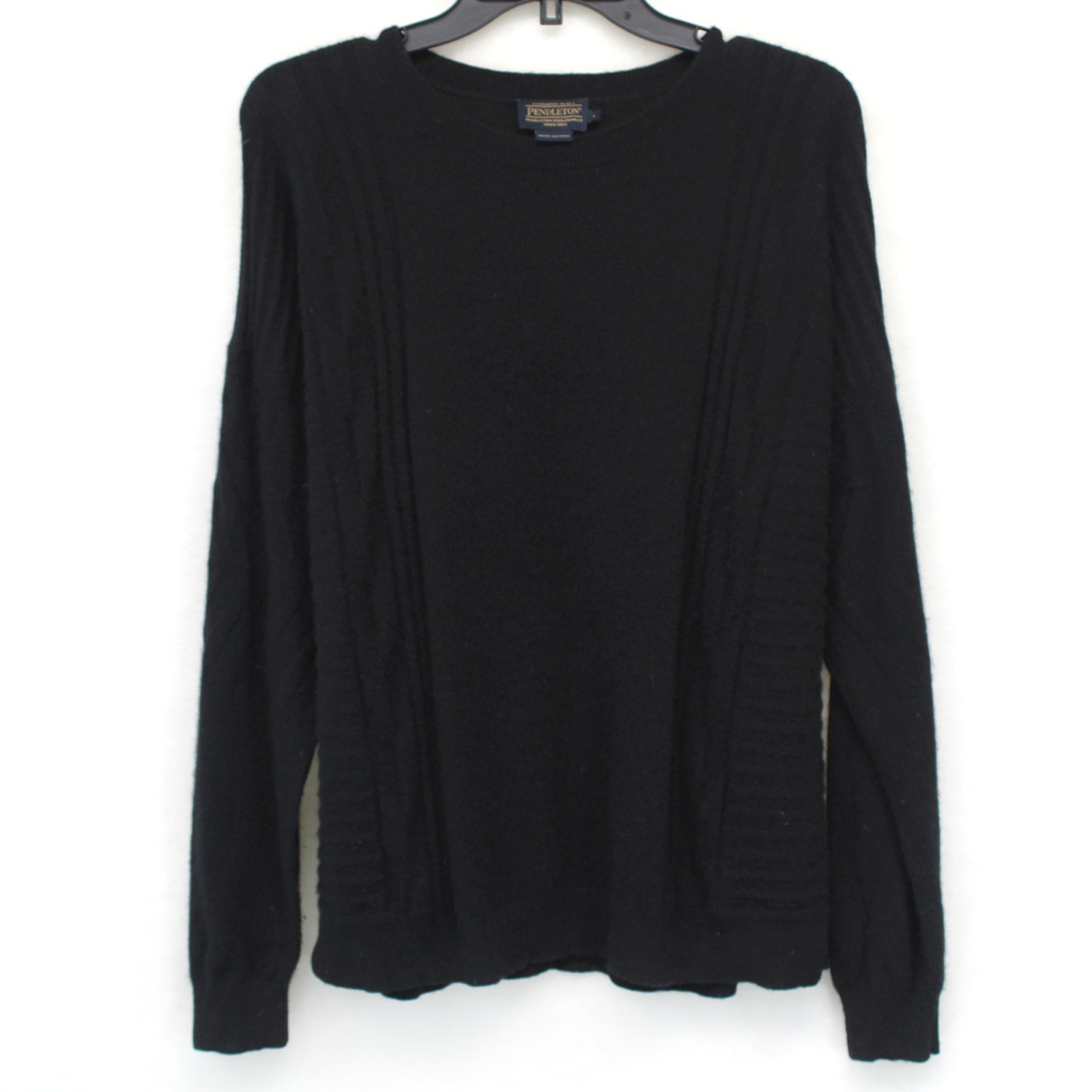 Pendleton Men's Sweater Pullover 100% Cashmere Bl… - image 1