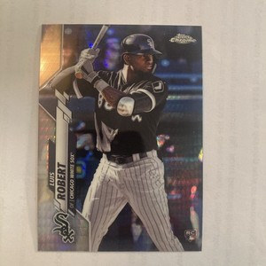 Luis Robert 2020 Topps Chrome #60 Prism Refractor RC Card