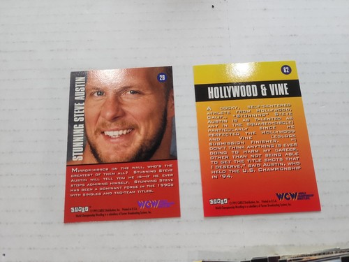 1995 Cardz WCW Main Event Wrestling Complete Set 1-100 Stone Cold & Sting RC - Picture 5 of 5