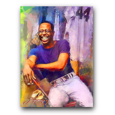 Hank Aaron #75 Art Card Limited 48/50 Edward Vela Signed (Atlanta Braves)