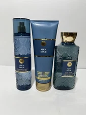BATH & BODY WORKS AQUA HOUR MIST OR SHOWER GEL OR BODY CREAM
