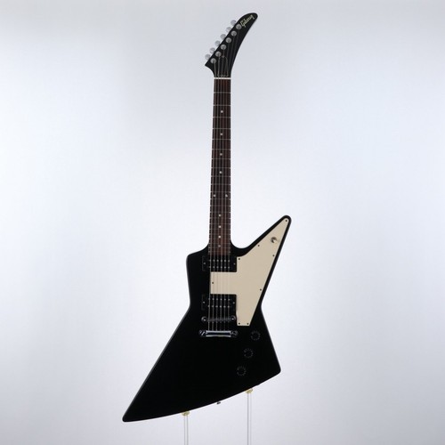 Gibson Explorer Ebony Black W/Hard case Electric Guitar Used From Japan - Picture 2 of 11