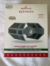 Hallmark 2017 Star Wars Darth Vader   s Tie Fighter 17 Ornament Storyteller NIB