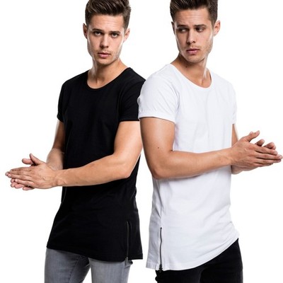 Urban Classics - ZIPPED SHAPED Long Tee Shirt