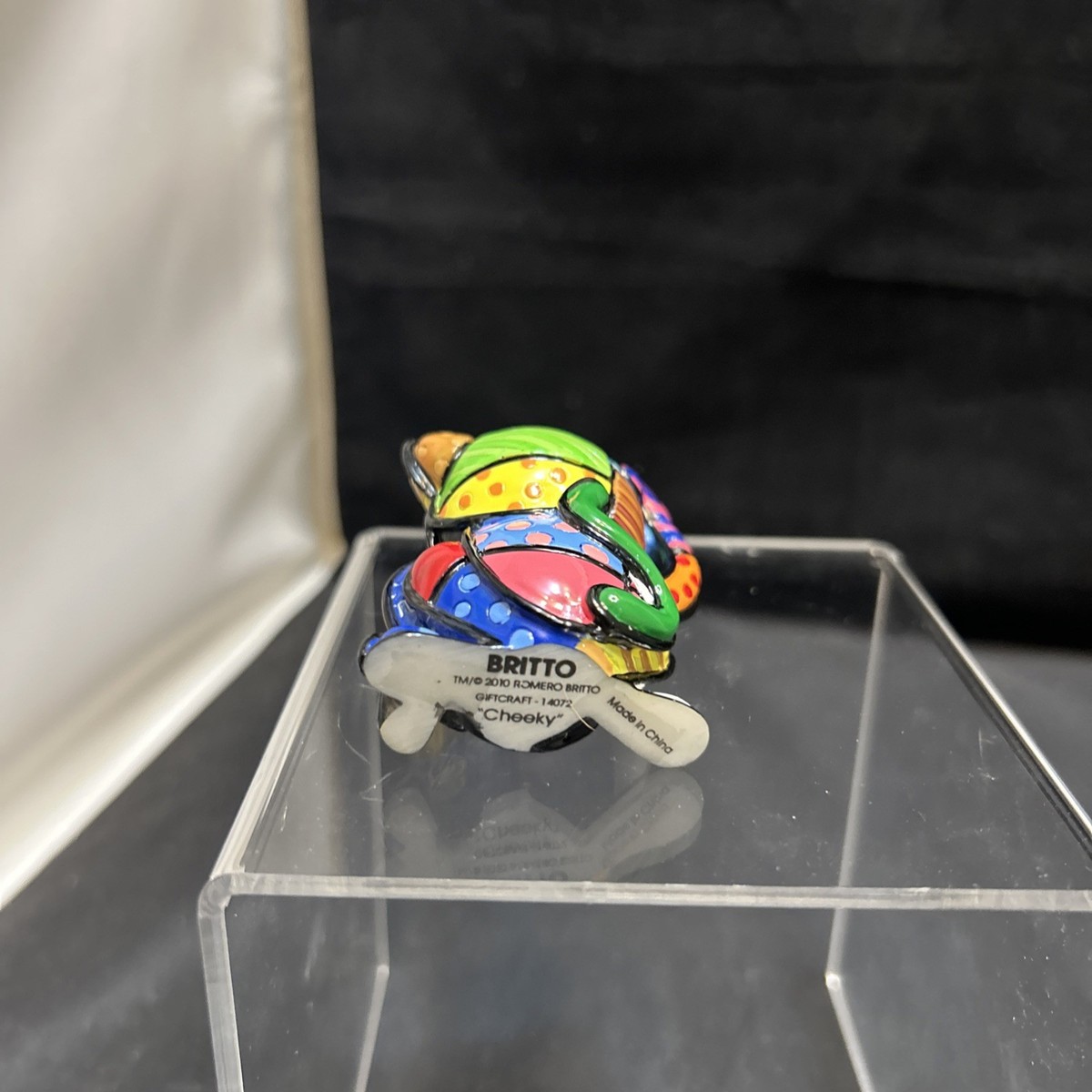 Romero Britto Cheeky Monkey 1st Edition Figurine Collectible